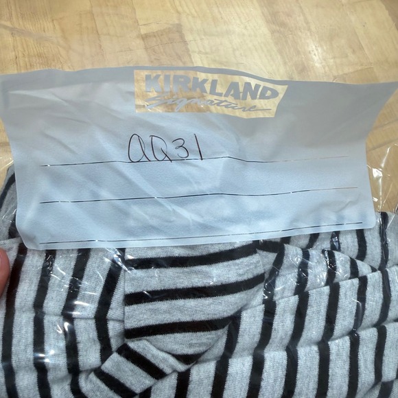 Lou & Grey Striped Mock Neck Long Sleeve Midi Dress XS Casual Comfort - Picture 6 of 6